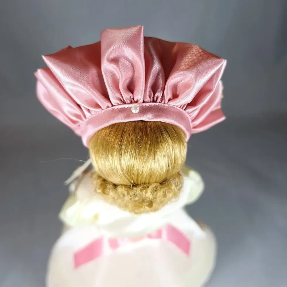 Vintage Edwin Knowles Elegance Victorian Lady Porcelain Doll with Stand